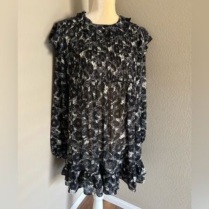 Free people sheer dress size Sp